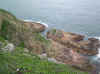 But .. it is right on the cliff! You must have the courage to soar here! (152837 bytes)
